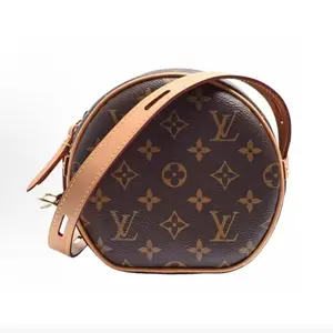 Pre-owned Louis Vuitton Monogram Canvas Small Soft Round (Petite Boîte Chapeau) Microchip Version Shoulder Axillary Bag