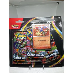 Pokemon TCG ME04: Chaos Rising 3-Pack Blister - Sealed - IN HAND READY TO SHIP