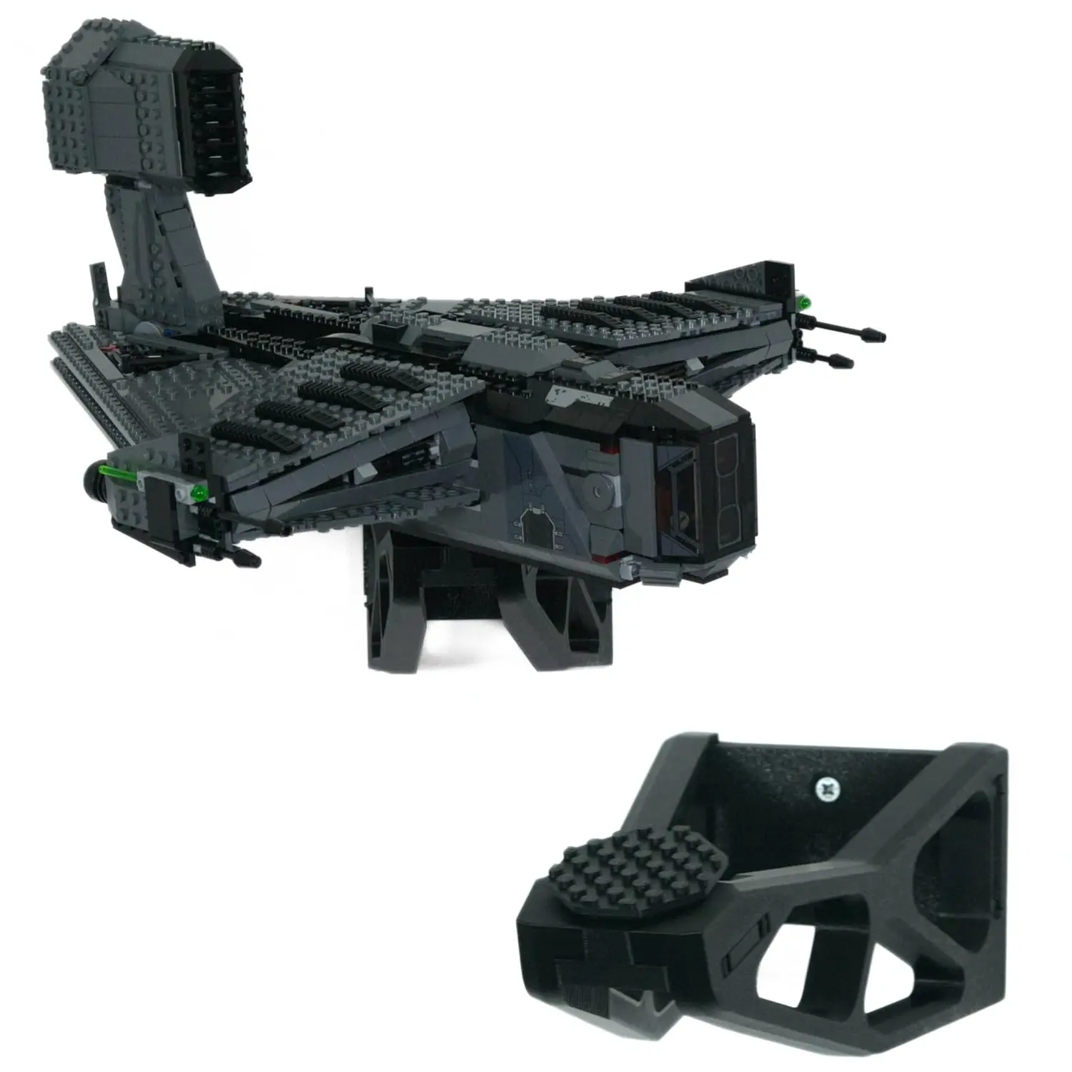 Wall Mount for Lego Star Wars Cad Bane’s The Justifier 75323 – Secure & Stylish Display, Easy Installation for Collectors