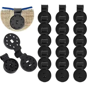 100 Pack Shade Cloth Clips, Sun Shade Net Clip, Fabric Clips, Round Plastic Heavy Duty Lock Grip for Anti Bird Netting, Gardening & Windproof Awning Clamp