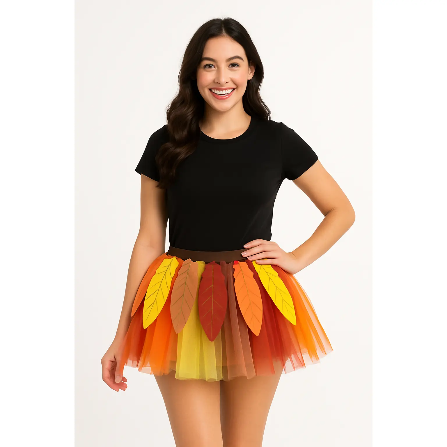 Festive Thanksgiving Tutu Skirt for Adults