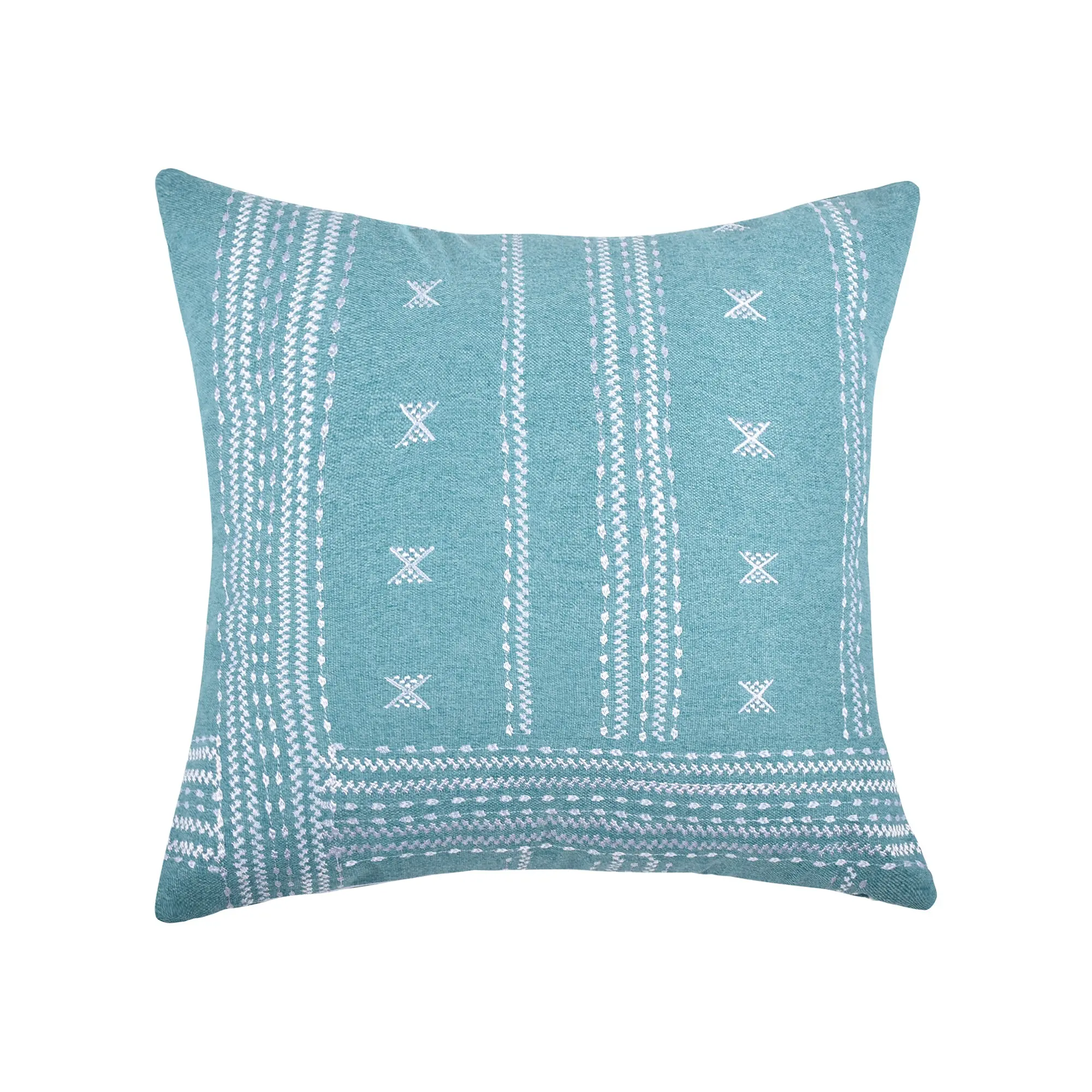 Night Garden Teal Pillow