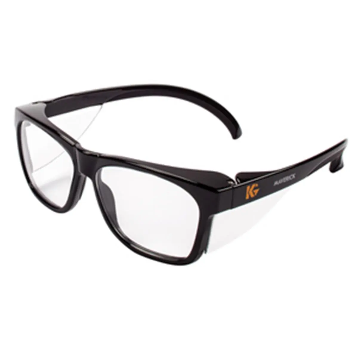 Kleenguard Maverick Safety Glasses, Clear Anti-Fog Lens, Black Frame – Eye Protection, Protective Eyewear, Personal Protective Equipment, Work Safety Equipment for Hunting & Outdoor Recreation, Safety Glasses Goggles, Polycarbonate