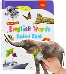 Educational Talking Sound Book – 300+ Words, 13 Themes, 6 Songs & Piano Keys | Perfect Gift for Kids Ages 0–9 | Fun & Interactive Learning Toy  Halloween gifts  Christmas gifts Birthday gifts Animal Airplane sound
