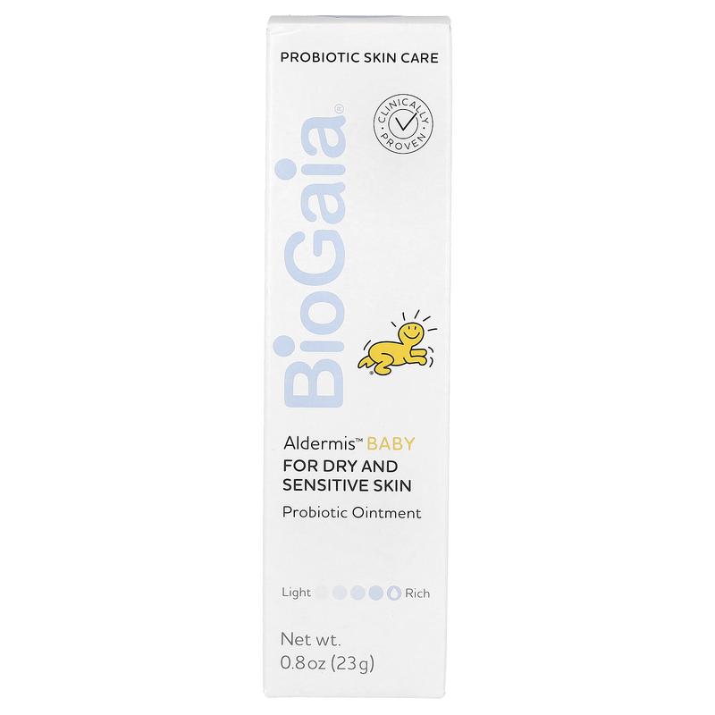 BioGaia Aldermis Baby Probiotic Ointment, For Dry and Sensitive Skin, 0.8 oz (23 g)