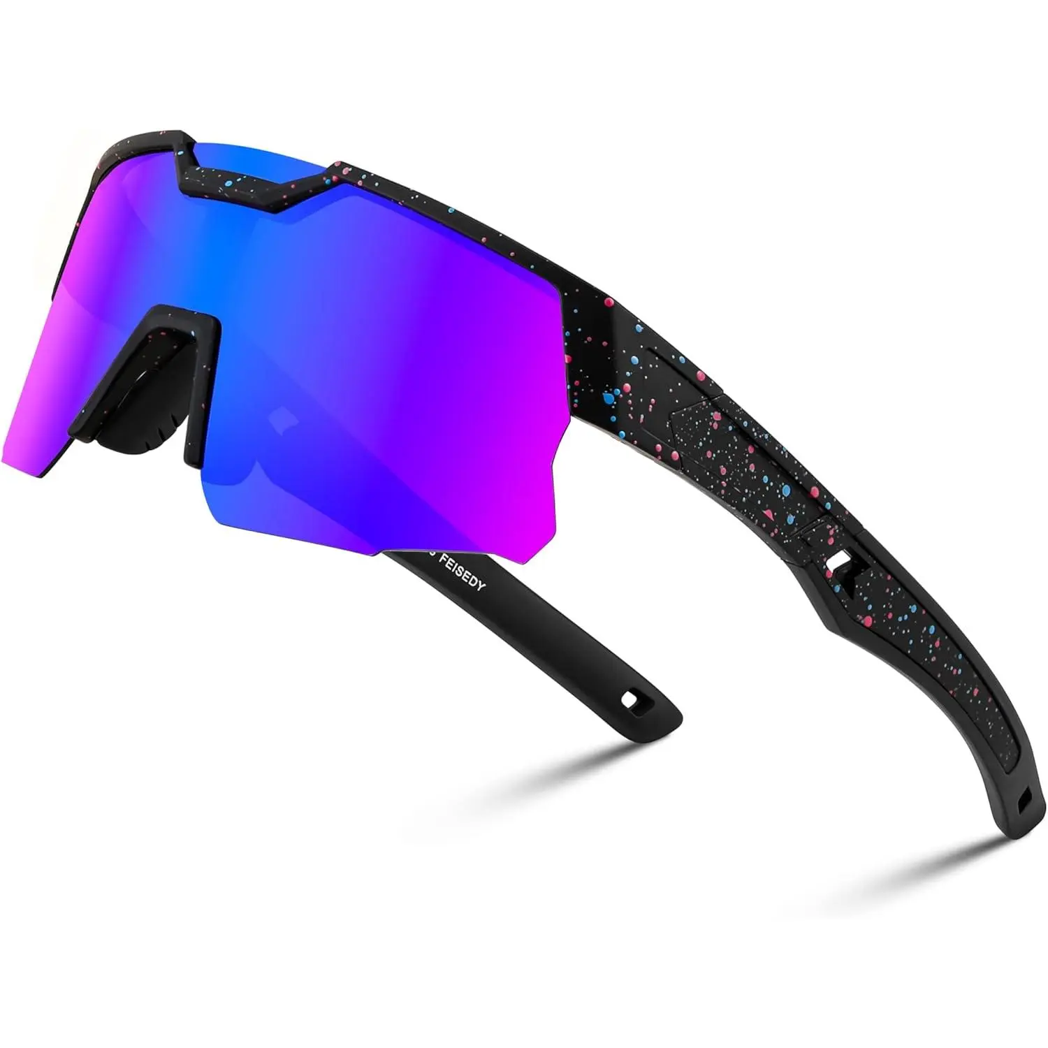 EyeconicFinds Teens Baseball Sunglasses Sports Cycling Glasses for Youth Polarized UV400 Boys Girls Age 8-14 B0093