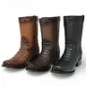 Men's Imitation Caiman Belly Print Leather Boots - LC265, All Seasons Cowboy Aesthetic Stylish Pointed-Toe Men's Footwear