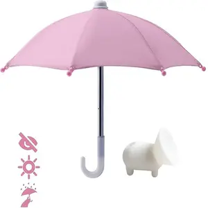 Mobile Phone Sunshade Umbrella, Outdoor Anti-glare Mobile Phone Umbrella Stand, Car Mobile Phone Navigation Sunshade Umbrella