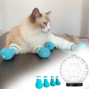 5PCS Breathable Hood for Cats Prevent Scratching, Ideal for Grooming And Cleaning Adjustable And Protective,Helps During Baths And Shaving summervibes