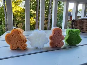 4pcs/ Set Of Christmas Aromatherapy Candle Gift Box