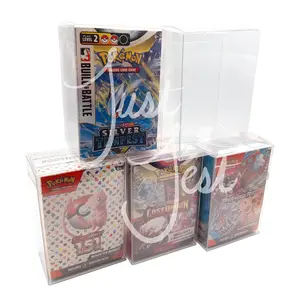 Pokemon Protective Clear Case Protectors for Booster Bundle & Battle Box (x10)