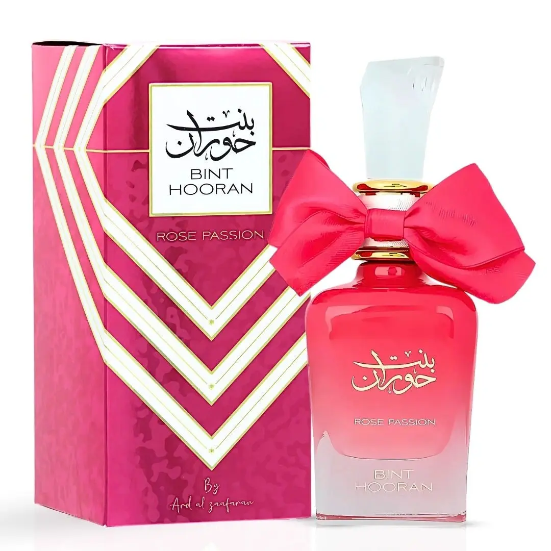 Bint Hooran Rose Passion Eau de Parfum Spray 100ml (3.4 Oz) by Ard Al Zaafaran | Where Passion Meets Elegance