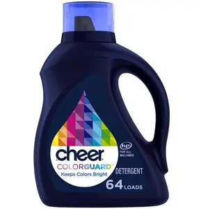 Cheer Liquid Laundry Detergent, 64 Loads, 92 fl oz, HE Compatible