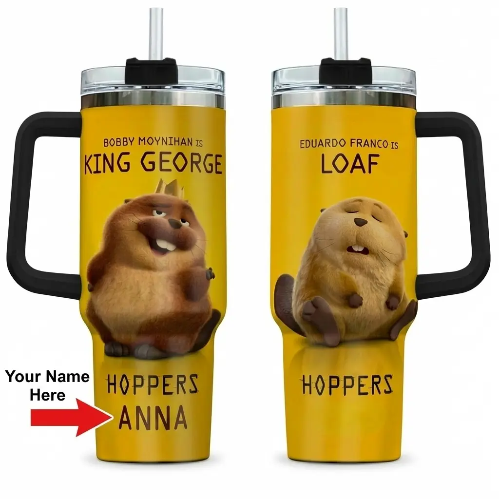 Personalized New Hoppers Tumbler 40Oz MOVIE Gift For Fans