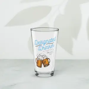 Designated Drinker Beer Glass