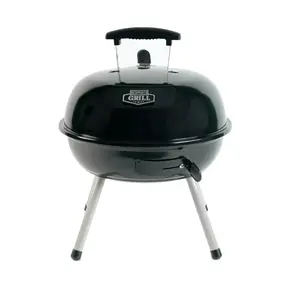 New Expert Grill 14.5'' Steel Portable Charcoal Grill, Black