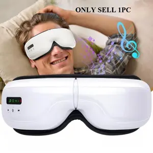 Portable Eye Massager with Heating Function, Bluetooth-compatible Music, 180° Foldable Design, 5 Massage Modes, Relaxing Eye Care Focus Gift, Musical