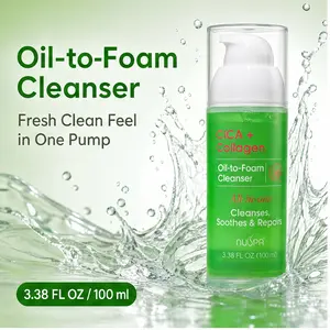 CICA + Collagen Oil-to-Foam Cleanser – Soothes & Comforts Skin, 100ml / 3.38 oz