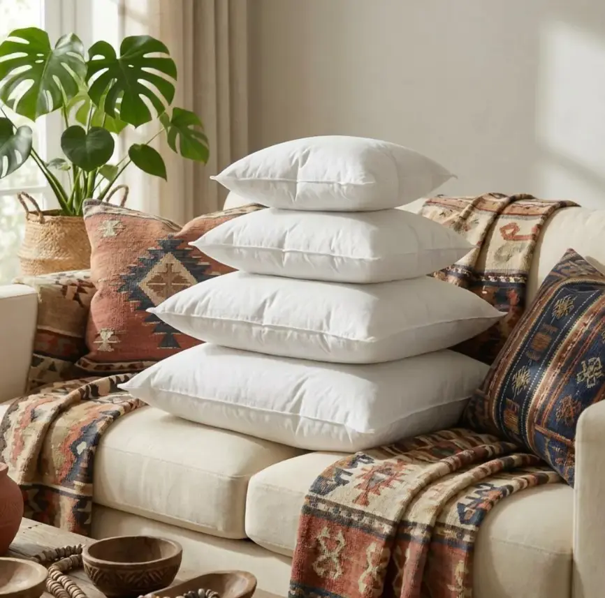 Goose Down and Feather Pillow Inserts