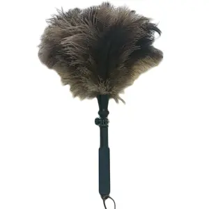 Multifunctional Extendable 7-Section Detachable Swivel Ostrich Feather Duster, Full Coverage Home Dusting Brush, Household Cleaning Tool