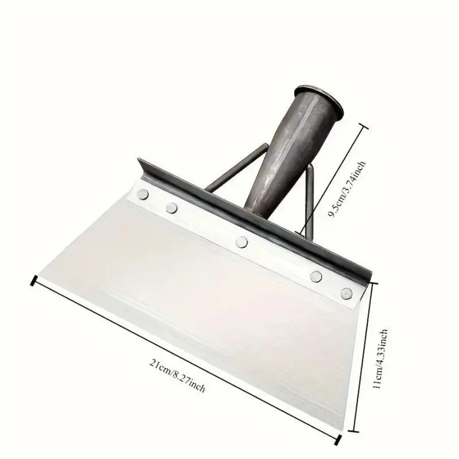 Multi Functional Stainless Steel Gardening Shovel - Durable Outdoor Tool for Yards Farms Snow Shoveling Handle Free Easy to Clean Blades Suitable for Professionals & Households