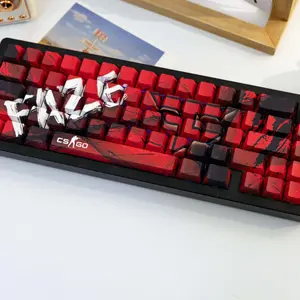 137 Key Shooting Keyboard Capsules, Pbt Material, Semi-Transparent Design, Compatible with Mx Axes, Fits Models 61/64/68/87/96/104/108