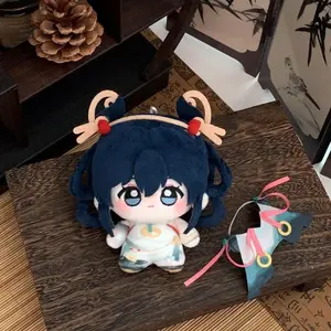 10cm Anime Game Honor of Kings Gong SunLi Kawaii Cosplay Soft Cotton Doll Nunu Body Cartoon Mini Toy Figure Fans Collection Gift