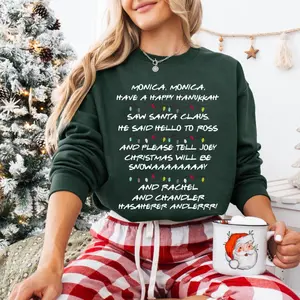 Friends Christmas T-shirt, Sweatshirt, Hoodie, Phoebe's SongChristmas Party Shirts, Soft Cotton, Graphic Tee