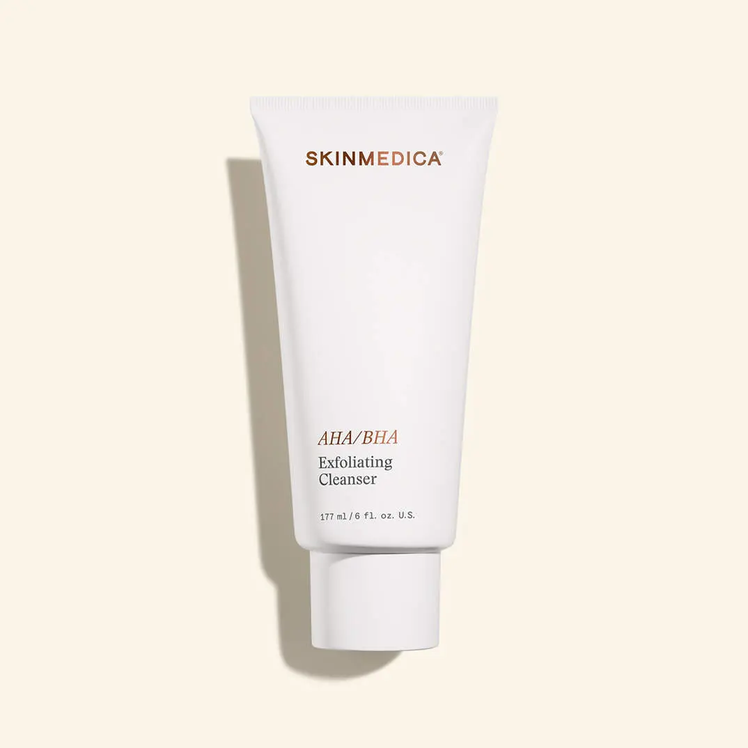SkinMedica AHA/BHA Exfoliating Cleanser- Face Wash - Gentle Facial Exfoliating Scrub with Jojoba Oil for Smoother, Radiant Skin - Helps Improve the Appearance of Skin Tone & Texture