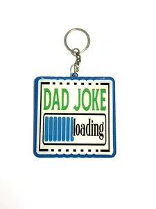 Dad Joke Loading Keychain, 3”