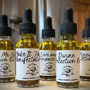 Set of 7 Ritual Oil - Intention Oil - Magickal Oil - Witchcraft Oil - Spell Oil - Conjure Oil - Wicca Oil
