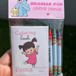 Coloring book party favor