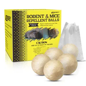 Rodent & Rats Repellent,Indoor/Outdoor/Car Engine Protection,Long-Lasting Peppermint Oil Formula,Safe for Pets & Kids,30-60 Days Effective Mouse Deterrent