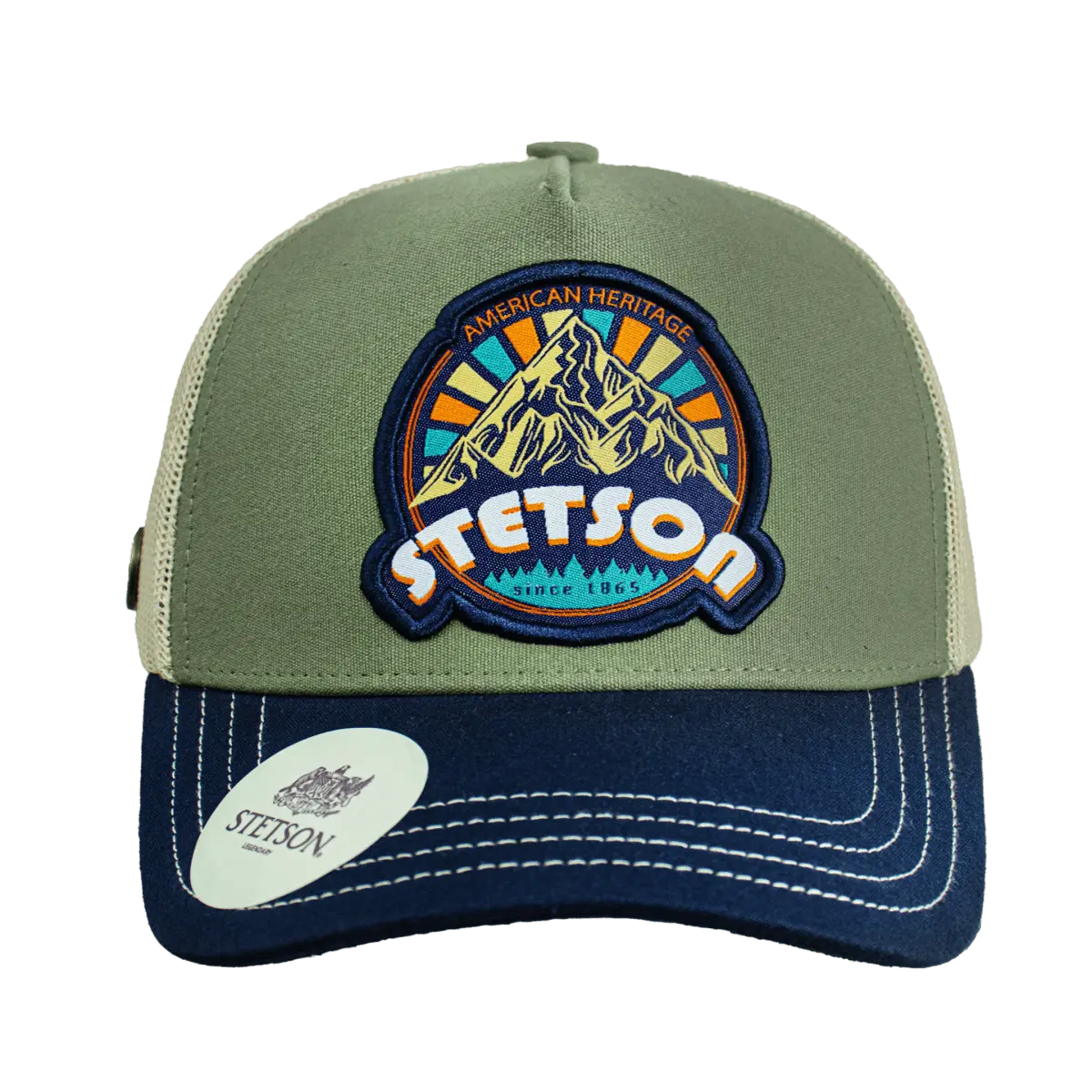 Original Stetson Authentic Trucker Hat Green Mountains