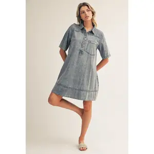 Indigo Utility Dress