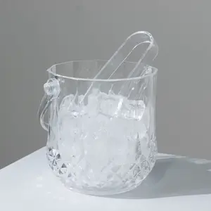 3-Pack Plastic Small Ice Buckets