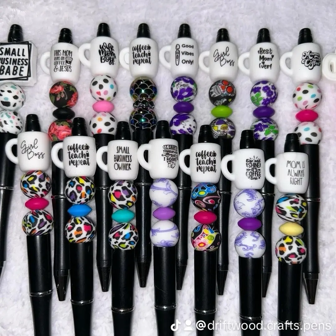 Handmade Beaded Pens - Customizable Writing Tools