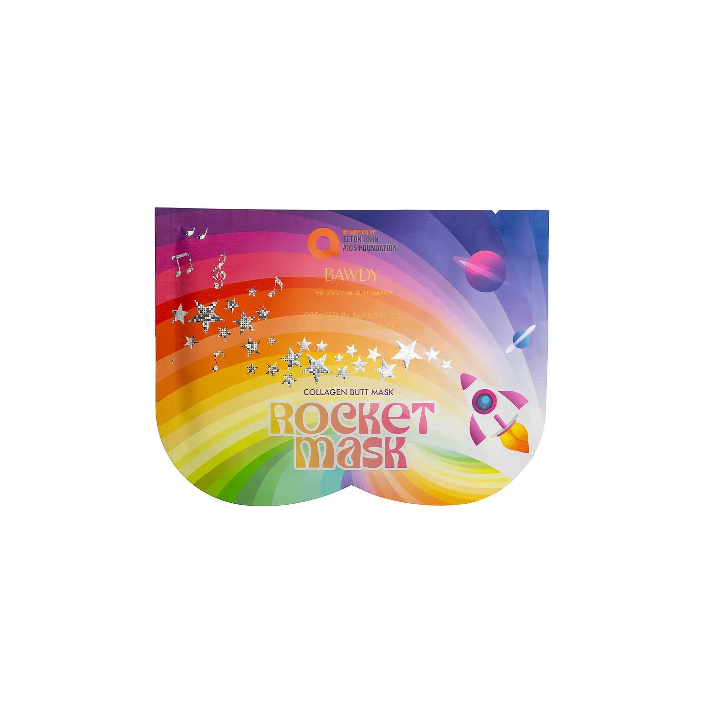BAWDY Rocket Mask Butt Sheet Mask 4 Pack