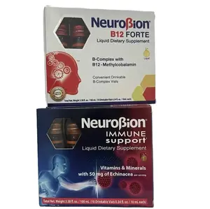 2 Pack Neuro B12 Forte & Neruo Immune Support 10ml Each Supplement