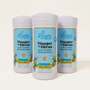 Vinegar & Citrus Natural Cleaning Wipes (3 Pack)