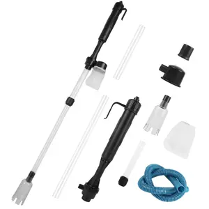 Cordless Aquarium Gravel Cleaner - Powerful Battery-Operated Vacuum for Quick Tank Maintenance