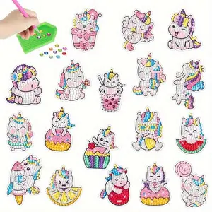 Diamond Painting Stickers Adorable Unicorns