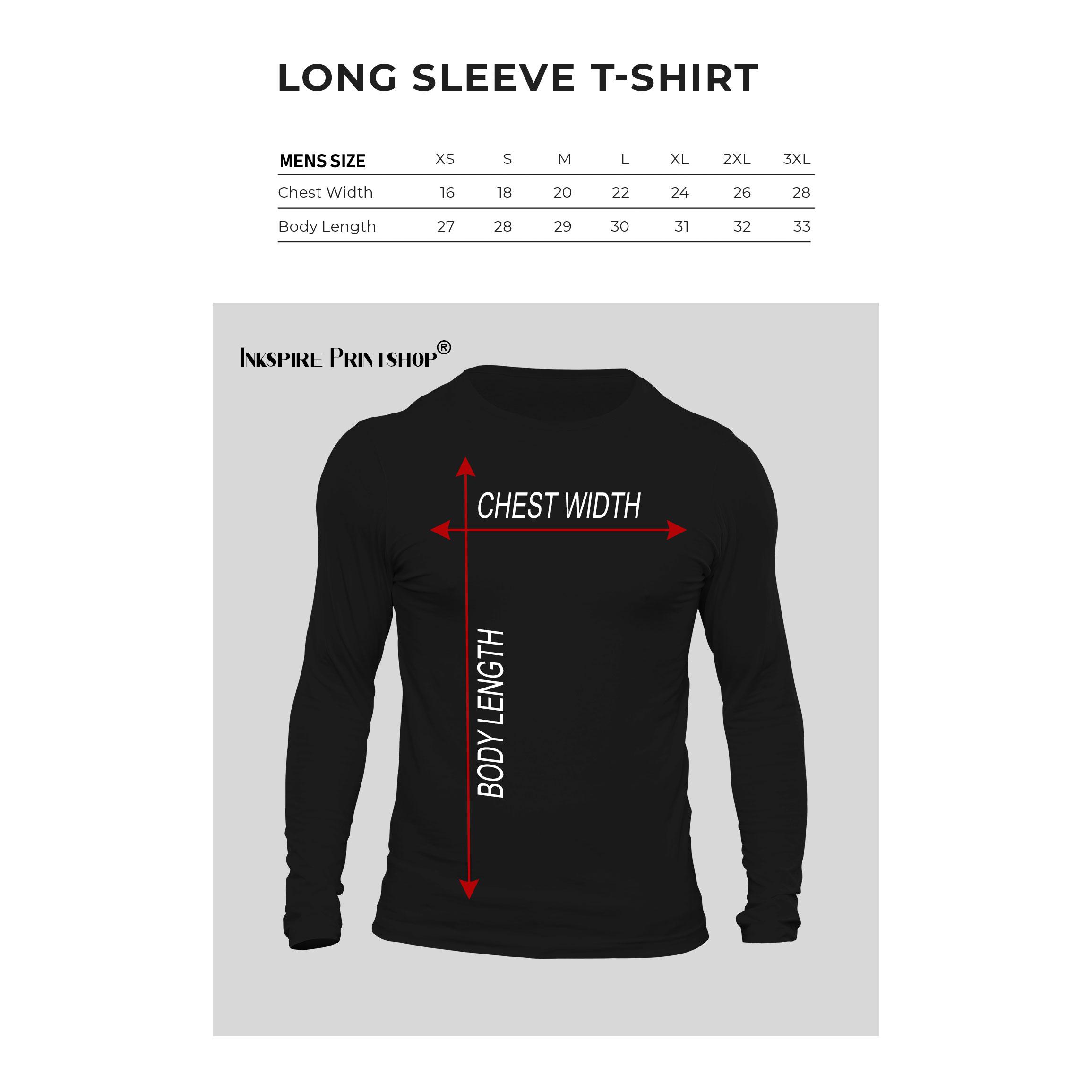 Personalized Firefighter Long Sleeve T-Shirt - Custom Name Thin Red Line Axe Design - Classic Fit - Casual Cotton Crewneck