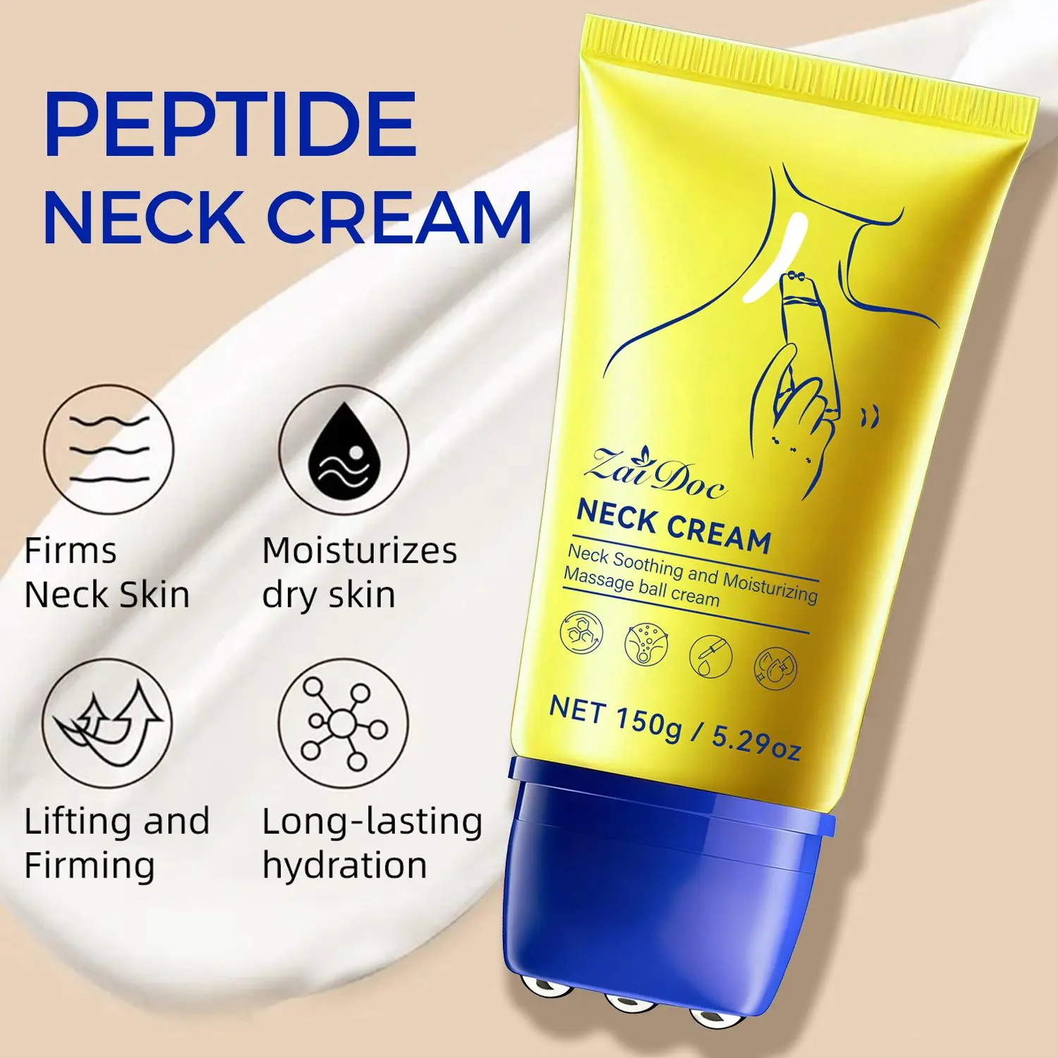 Zaidoc Neck Firming Cream 150g - Firms and lifts sagging skin