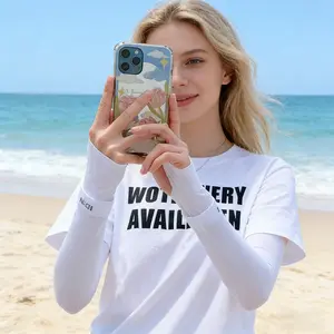 Seamless, One-Piece Sun Protection Arm Sleeves — UV-Resistant, Stylish, Lightweight "Ice Silk" Arm Guards for Outdoors, Driving, and Cycling