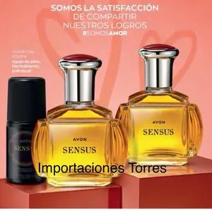 Avon Sensus Perfume Original Set de 3 100ml c/u Importado!! (2 Sensus 1 Roll On)