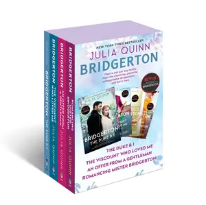Bridgerton Boxed Set 1-4: The Duke and I/The Viscount Who Loved Me/An Offer from a Gentleman/Romancing Mister Bridgerton by Julia Quinn [Paperback Book]