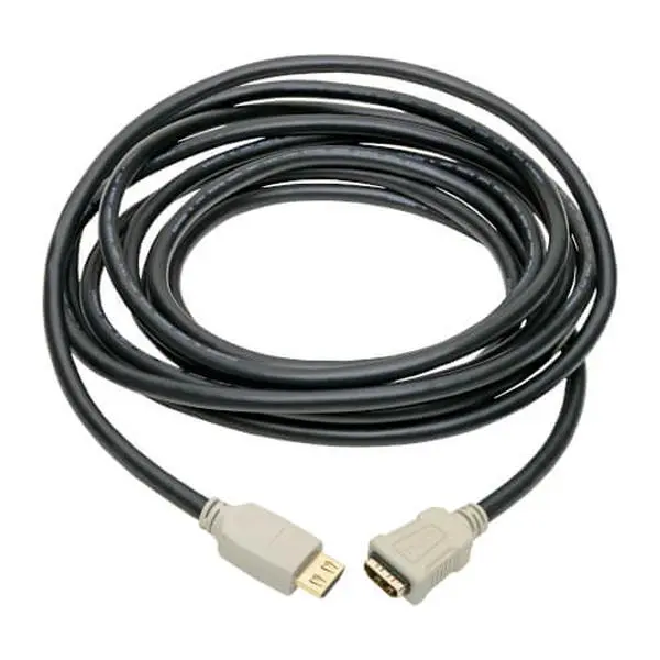 Tripp Lite P569-015-2B-MF 15 ft. 4K 60 Hz 2.0b Male & Female Extension Cable with Gripping Connector - Beige & Black