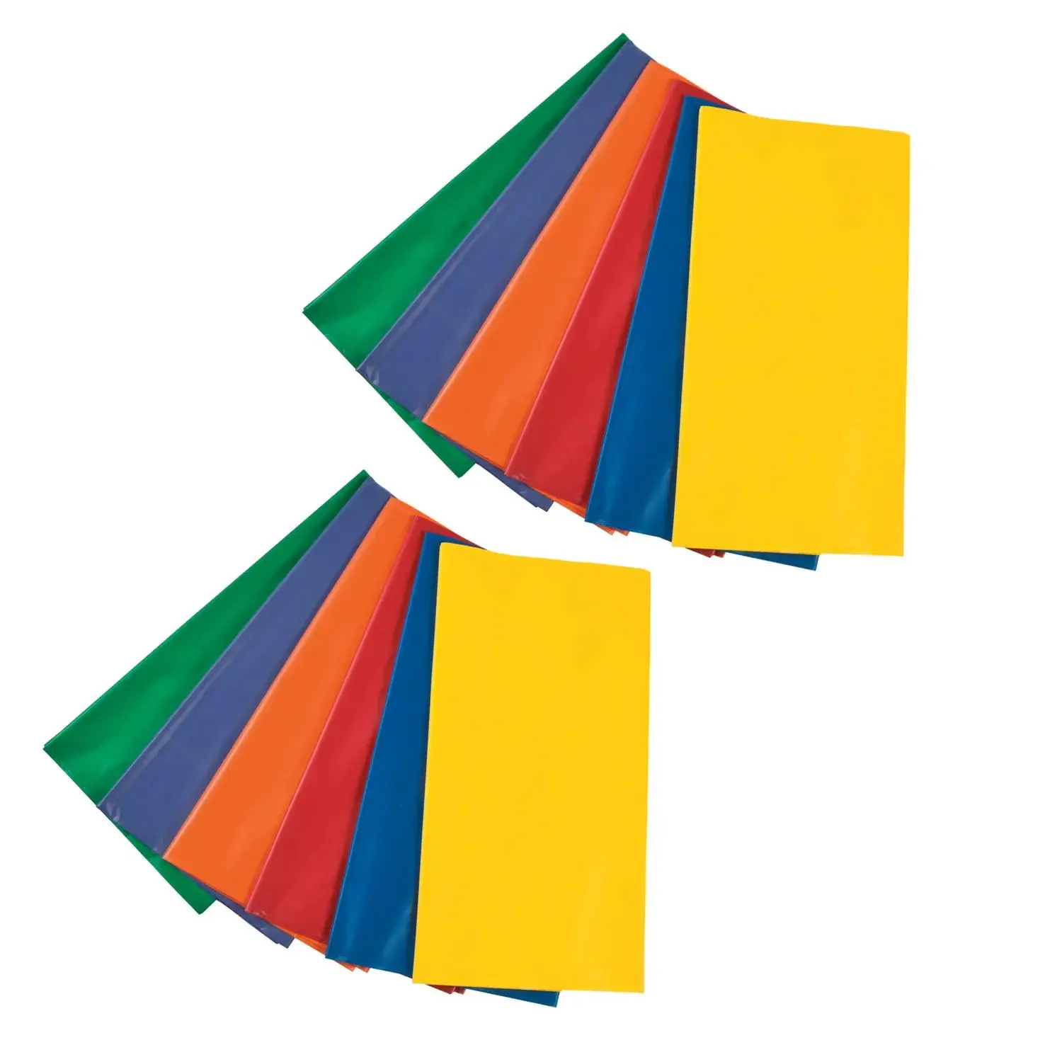 Affordable 54"x108" Solid Color Rectangle Disposable Plastic Tablecloth Assortment, 12-Pc, Colorful Design Party Decorations & Table Linings for Home Festive Use