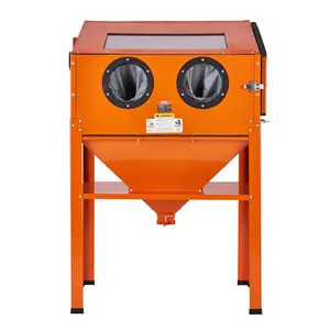 VEVOR 60 Gallon Sandblasting Cabinet, 40-120PSI Sand Blasting Cabinet with Stand, Heavy Duty Steel Sand Blaster with Blasting Gun & 4 Ceramic Nozzles for Paint, Stain, Rust RemovalSummervibes